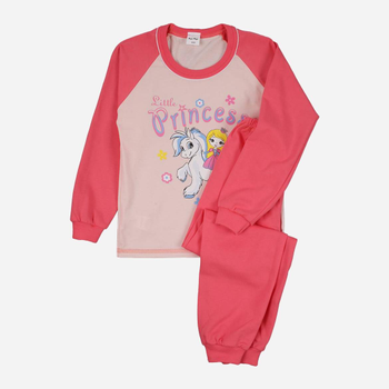 Piżama dziecięca dla dziewczynki Tup Tup P222DZ-2000 98 cm Pudrowa/Różowa (5901845299213)