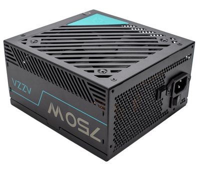 Блок питания 750 Вт, AZZA, Black, модульный, 80+ Gold, 12 см, 3xMolex / 6xSATA / 4x6+2-pin / 1x20+4-pin / 2x4+4-pin, защита UVP/OVP/OPP/OCP/SCP (PSAZ-750G)