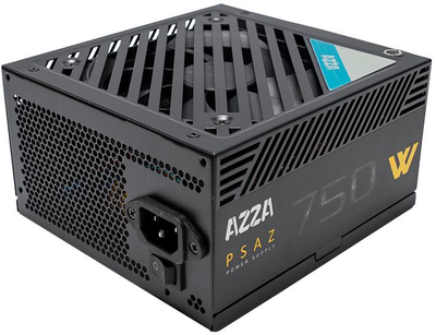 Блок питания 750 Вт, AZZA, Black, 80+ Bronze, 12 см, 2xMolex / 5xSATA / 4x6+2-pin / 1x20+4-pin / 1x4+4-pin, защита UVP/OVP/OPP/OCP/SCP (PSAZ-750W)