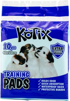 Pieluchy dla psów Kotix Premium 40 x 60 cm 10 szt (4820266661311)