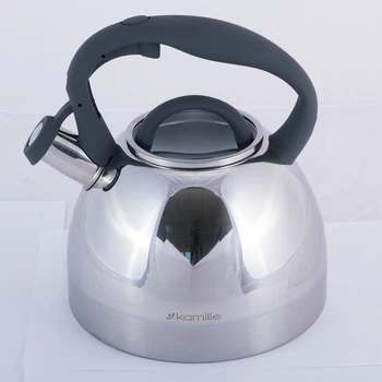 Чайник Kamille 2.7 л из нержавеющей стали со свистком (KM-1088)
