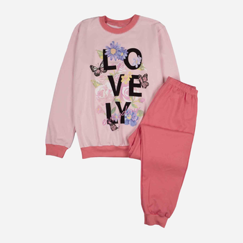 Piżama młodzieżowa dla dziewczynki Tup Tup P308DZ-2610 140 cm Różowa (5907744014339)