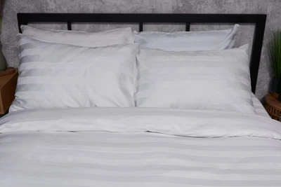 Набор наволочек Moon&Star Satin Stripe Royal White 50х70 2 шт(MS-840000393)