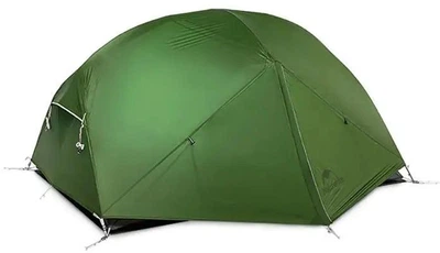 Намет надлегкий двомісний з футпринтом Naturehike Mongar NH17T007-M 210T Темно-зелений (6927595767658)