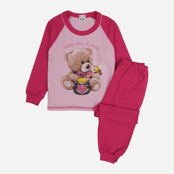 Piżama dziecięca dla dziewczynki Tup Tup 101301DZ-2200 104 cm Różowa (5907744489717)