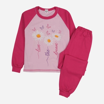 Piżama młodzieżowa dla dziewczynki Tup Tup 101312DZ-2200 152 cm Różowa (5907744490393)