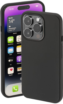 Панель Hama Finest Feel для Apple iPhone 14 Pro Black (4047443495914)