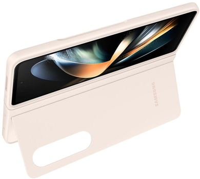 Etui plecki Samsung Slim Standing Cover do Galaxy Z Fold 4 Beige (8806094622508)
