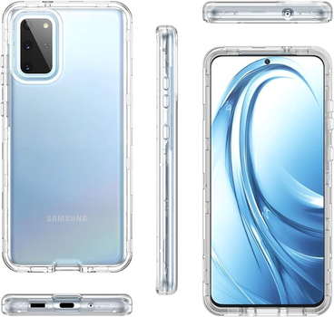 Etui plecki Hama Crystal Clear do Samsung Galaxy S20+ Transparent (4047443430861)