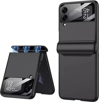 Etui plecki Samsung Silicone Cover do Galaxy Flip 4 Black (8806094624465)