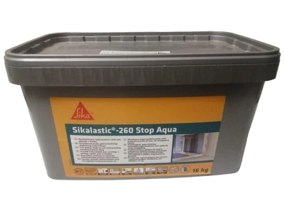Жидкое гидроизоляционное покрытие Sika Sikalastic - 260 Stop Aqua 16 кг