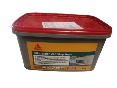 Рідке гідроізоляційне покриття, Sika Sikalastic - 260 Stop Aqua 7 кг