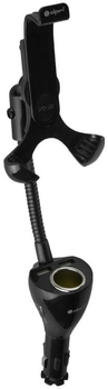Автомобільний тримач для телефону з зарядкою DPM 2 x USB 1.5 A TKC-44 (5906881196083)