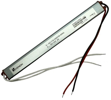 Блок питания Venom Standart Ultra slim 12V 24Вт Герметичный (IP67)