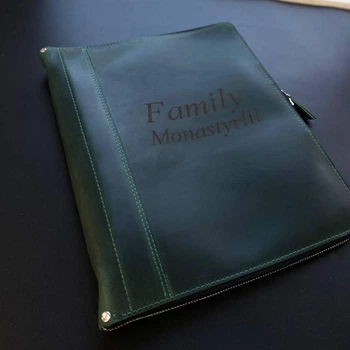 Кожаная папка для семейных документов FAMILY FOLDER МА_00000099
