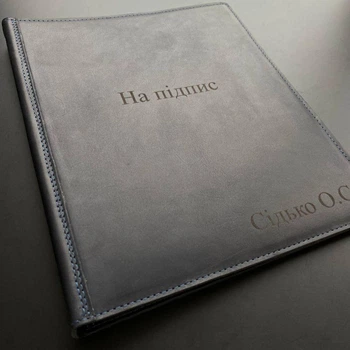 Шкіряна папка на підпис А4 МА_00000056