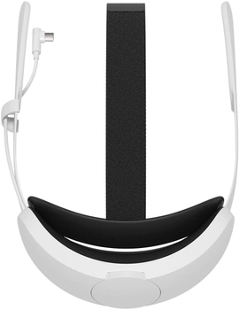Ремінець для окулярів віртуальної реальності Oculus Meta Quest 2 Elite Strap White (301-00375-01)