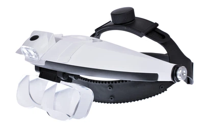 Лупа бинокулярная с Led подсветкой 1X 3.5X увеличения Magnifier 81001-H