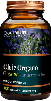 Suplement diety Doctor Life Oregano Oil 100 kapsułek (5906874819890)