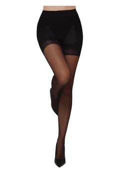 Колготки с корректирующими шортиками Annes 20 den Push Up Silva 4 nero