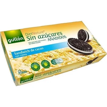 Печиво GULLON без цукру Diet Nature Twins какао з кремом, 210г