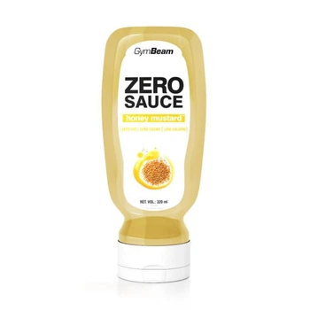Медова гірчиця без цукру ZERO SAUCE, GymBeam, 320 мл