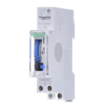 Таймер аналоговый суточный DIN 1НО 16А 230V/AC 24ч Acti9 IH SRM Schneider Electric 15335