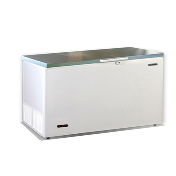 Морозильный ларь IRAKLIS 56 INOX 515 л с глухой крышкой из нержавеющей стали CRYSTAL Греция
