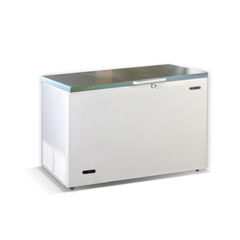 Морозильный ларь IRAKLIS 36 INOX с глухой крышкой из нержавейки 342 л CRYSTAL Греция