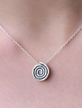 Срібний кулон "Спіраль" з ланцюжком 50 см (АРТ. №263/50) Dadiverin Jewelry