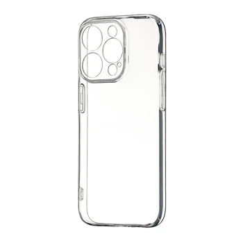 Чехол Silicone Case WS Protected Camera iPhone 15 Pro Прозрачный