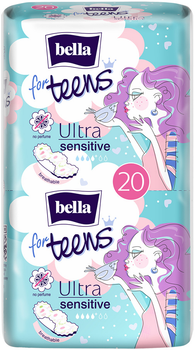 Прокладки гігієнічні Bella for Teens Ultra Sensitive Extra Soft 20 шт (5900516306212/5900516307110)