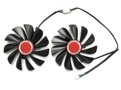Вентилятор Champion для видеокарты XFX CF1010U12S (FDC10U12S9-C GFM10012H12SPA) комплект 2 шт (№104.2)