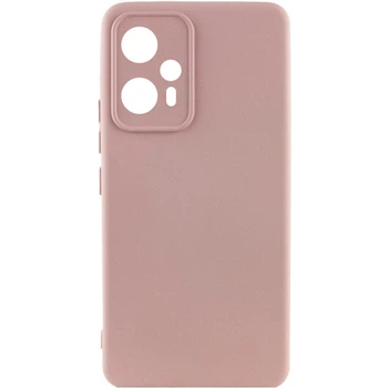 Противоударный Чехол Silicone Cover Lakshmi Full Camera (A) для Xiaomi Redmi Note 12T Pro Розовый / Pink Sand