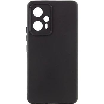 Противоударный Чехол Silicone Cover Lakshmi Full Camera (A) для Xiaomi Redmi Note 12T Pro Черный / Black