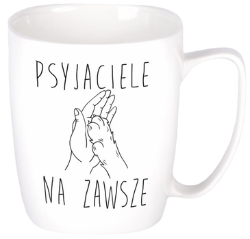 Kubek porcelanowy Nadwyraz Psyjaciele na zawsze 380 ml (5905159720005)