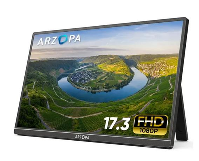 Портативный монитор Arzopa A1 Max ультратонкий 17,3" 1920 х 1080 IPS