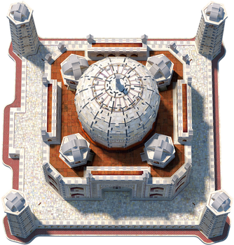 3D Пазл Wrebbit 3D Taj Mahal 950 елементів (0665541020018)