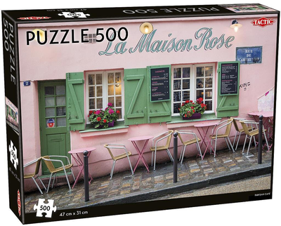 Puzzle Tactic Parisian Cafe 500 elementów (6416739552590)