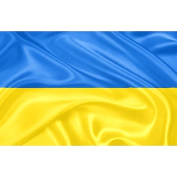 Флаг України атлас 90х135см M&M жовто-блакитний (214109)