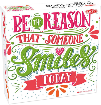 Пазл Tactic Be the Reason Someone Smiles 1000 елементів (6416739582405)