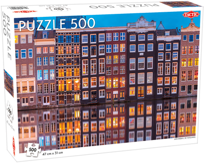 Puzzle Tactic Amsterdam Netherlands 500 elementów (6416739582917)