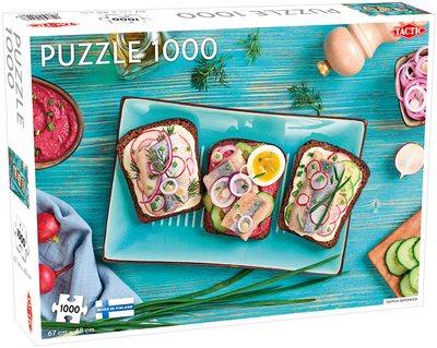 Puzzle Tactic Danish Sandwich 1000 elementów (6416739586762)