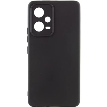 Противоударный Чехол Silicone Cover Lakshmi Full Camera (A) для Xiaomi Poco X5 5G / Redmi Note 12 5G Черный / Black