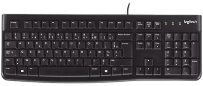 Клавіатура дротова Logitech K120 for Business USB FRA Black (920-002515)