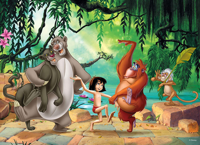 Пазл двосторонній Lisciani Maxifloor Disney The Jungle Book 35 елементів (8008324074143)