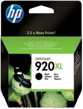 Wkład atramentowy HP 920XL High Yield Black (884420649496)