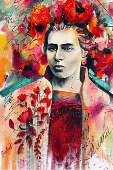 Поштова листівка Cardsforsoul Леся Українка 10,5x14,8 см