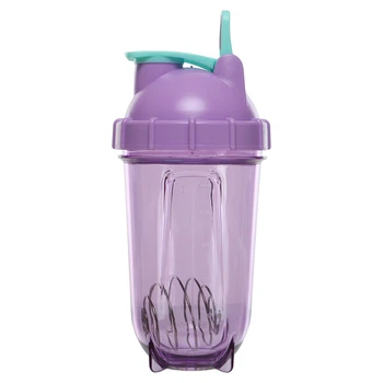 Шейкер для спортивного питания с венчиком Zelart Fit 8638 объем 500 мл Lilac-Mint