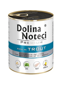 Влажный корм Dolina Noteci Premium для взрослых собак с форелью, 800 г х 6 шт